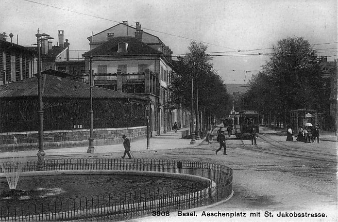 Aeschenplatz um 1904
