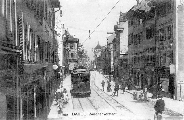 Aeschenvorstadt um 1906