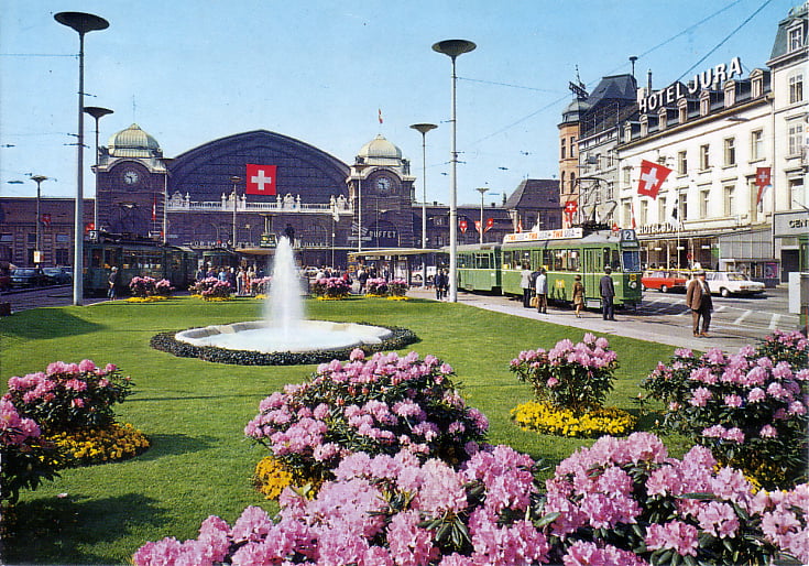 Centralbahnplatz um 1978
