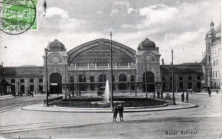 Centralbahnplatz um 1908