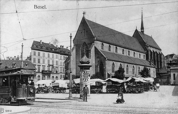Barfüsserplatz um 1902
