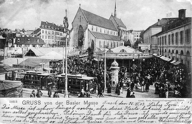 Barfüsserplatz um 1903