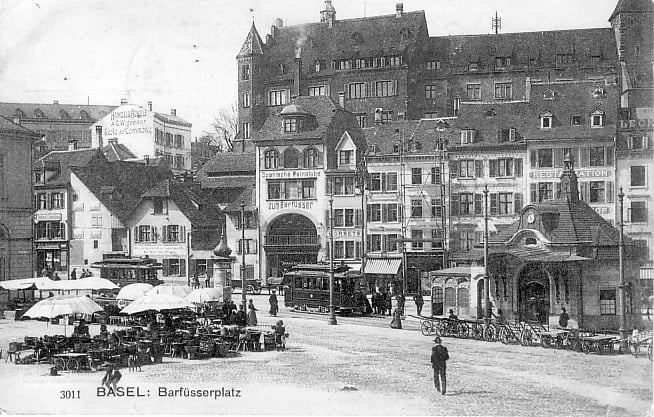 Barfüsserplatz um 1906