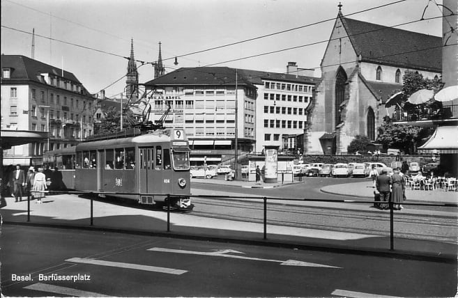 Barfüsserplatz um 1960