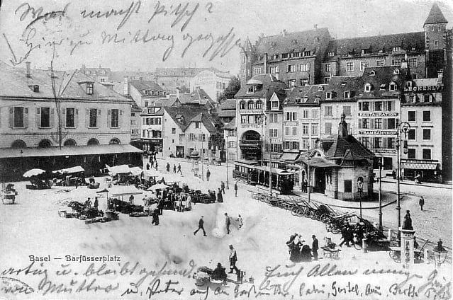 Barfüsserplatz um 1904