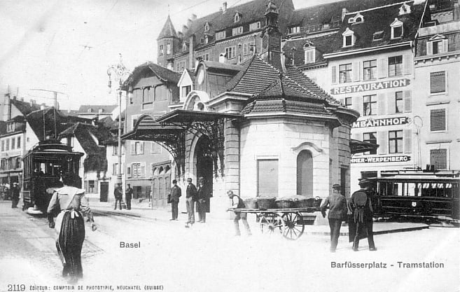 Barfüsserplatz um 1900