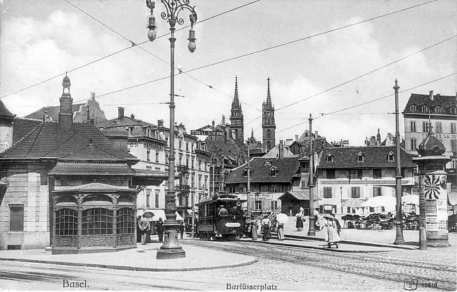 Barfüsserplatz um 1900
