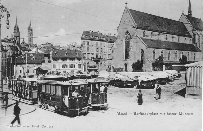 Barfüsserplatz um 1903