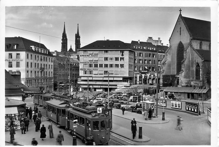 Barfüsserplatz um 1950