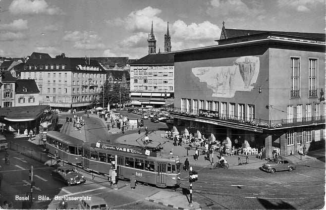 Barfüsserplatz um 1960