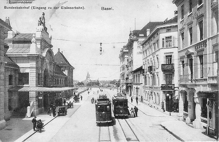 Centralbahnstrasse um 1906