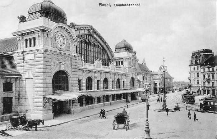 Bundesbahnhof um 1908