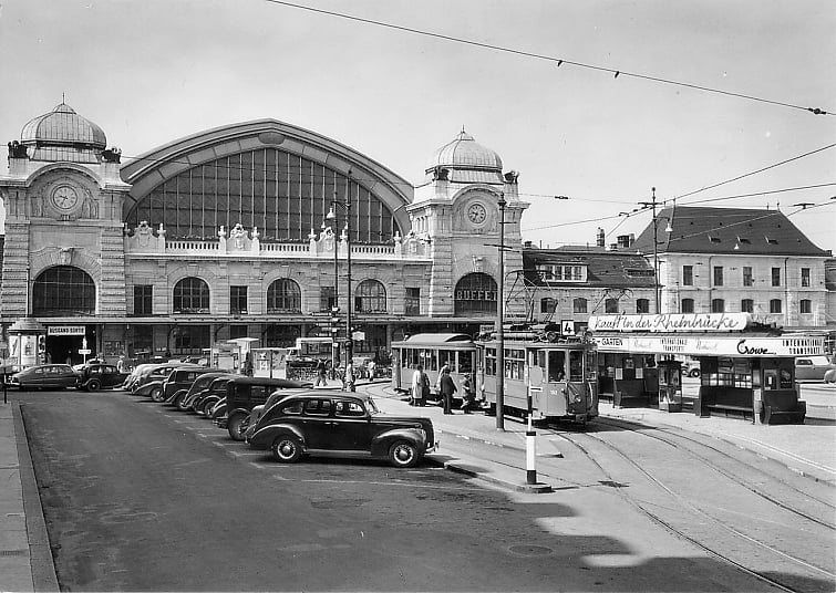 Centralbahnplatz um 1949