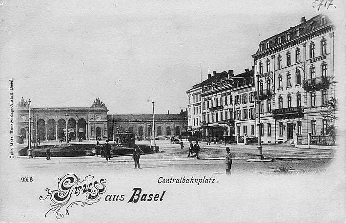 Centralbahnplatz um 1898
