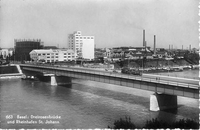 Dreirosenbrücke um 1939