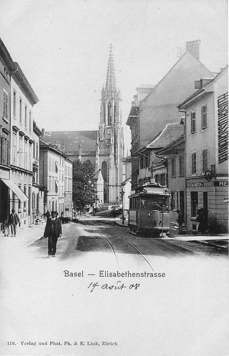 Elisabethenstrasse um 1903
