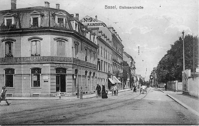 Elsässerstrasse um 1915