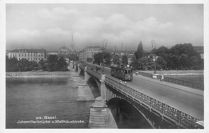Johanniterbrücke um 1930