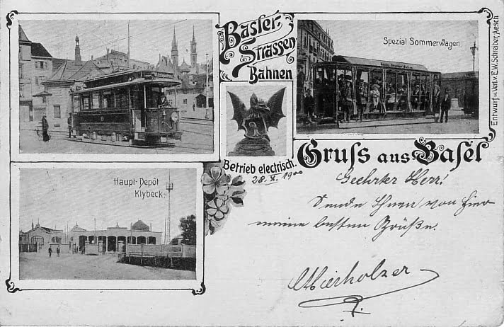 Basler Strassenbahnen 1900