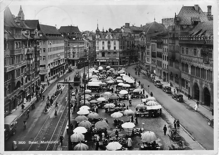 Marktplatz um 1950
