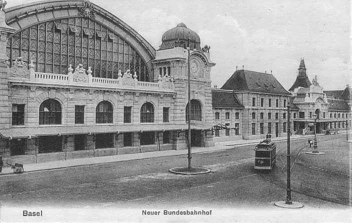 Bundesbahnhof um 1908