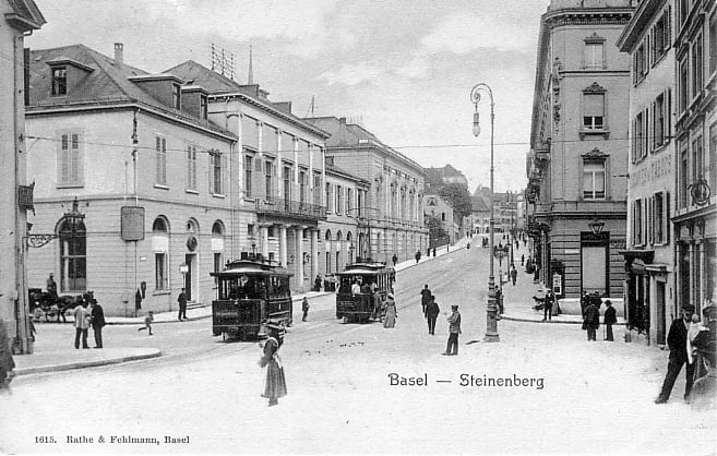 Steinenberg um 1900
