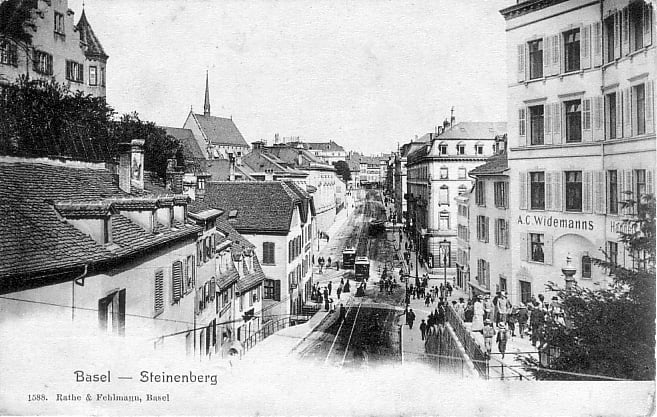 Steinenberg um 1900