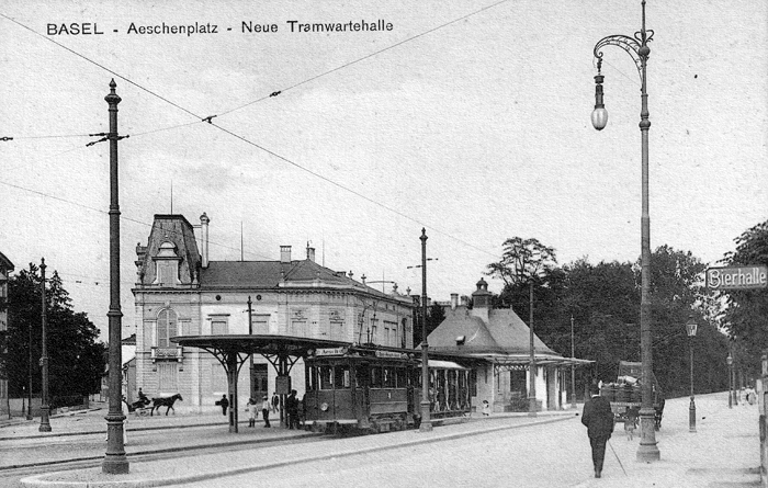 Aeschenplatz um 1908