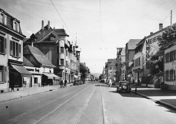 Rue de Mulhouse um 1955