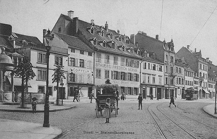 Steinentorstrasse um 1905