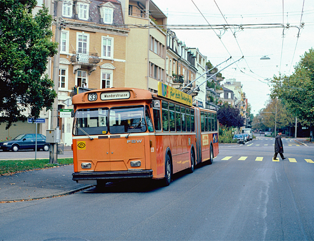 Trolleybuslinie 34 - Tram-bus-basel.ch