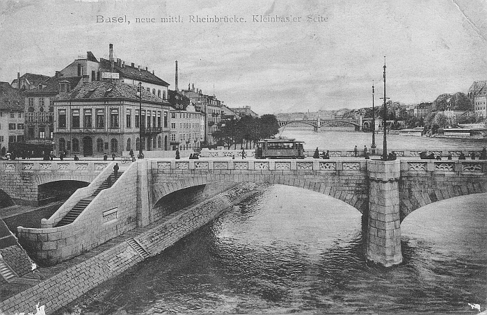 Mittlere Brücke um 1906