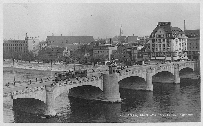 Mittlere Brücke um 1925