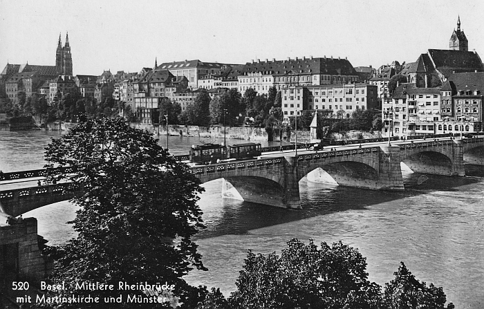Mittlere Brücke um 1946