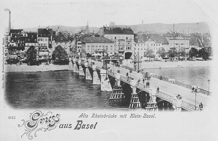 Mittlere Brücke um 1900
