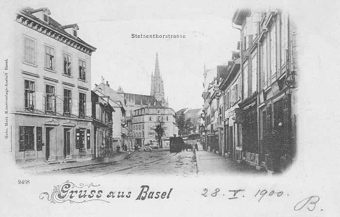 Steinentorstrasse um 1898