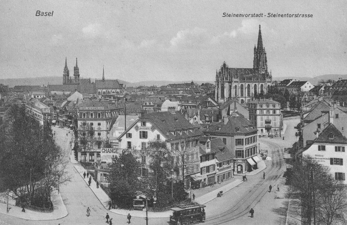 Steinentorstrasse um 1905