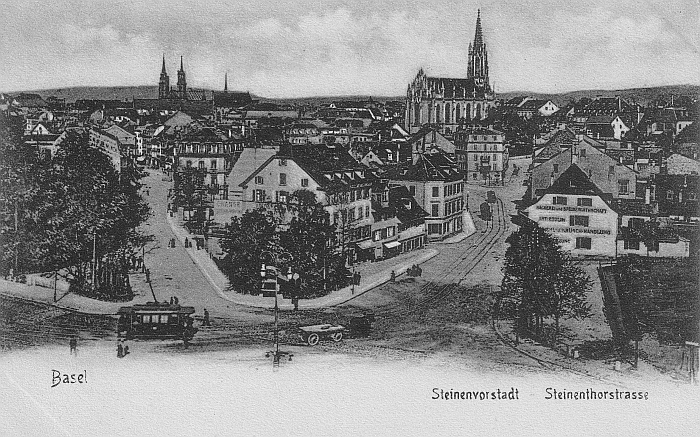Steinentorstrasse um 1902