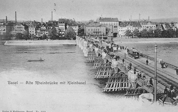 Mittlere Brücke um 1900
