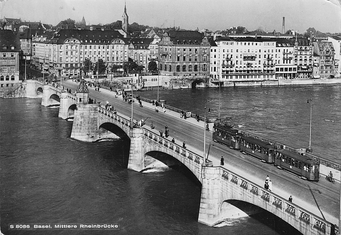 Mittlere Brücke um 1946