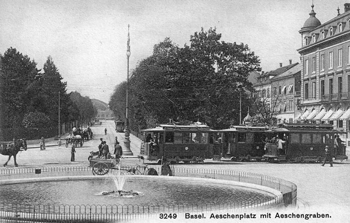 Aeschenplatz um1904