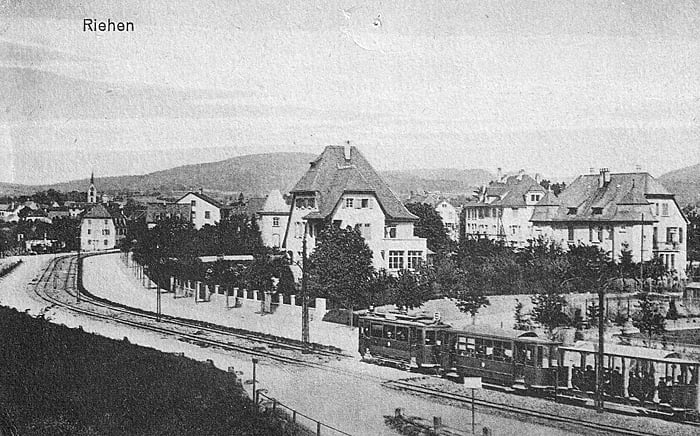 Äussere Baselstrasse um 1912